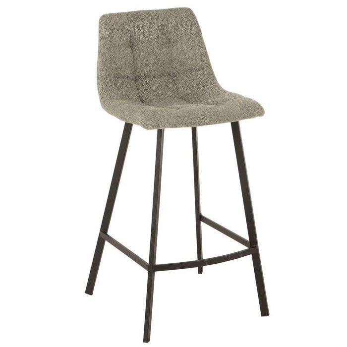 Krukje Grijs Metaal 45 cm-Krukjes-J-Line