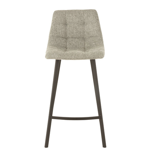 Krukje Grijs Metaal 45 cm-Krukken-J-Line