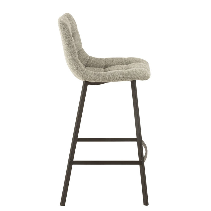 Krukje Grijs Metaal 45 cm-Krukken-J-Line