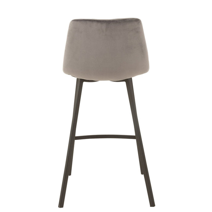 Krukje Grijs Polyester 43 cm-Krukken-J-Line