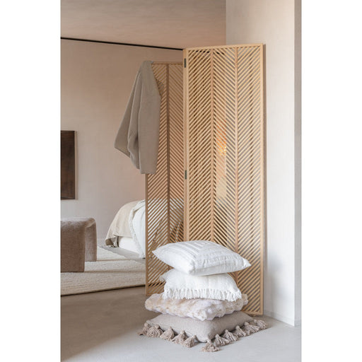 Krukje N Shape Textile Beige 37x61x47 cm-Krukken-J-Line