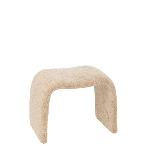 Krukje N Shape Textile Beige 37x61x47 cm-Krukken-J-Line