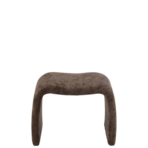 Krukje N Shape Textile Dark Bruin 37x61x47 cm-Krukken-J-Line