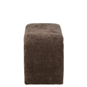 Krukje N Shape Textile Dark Bruin 37x61x47 cm-Krukken-J-Line