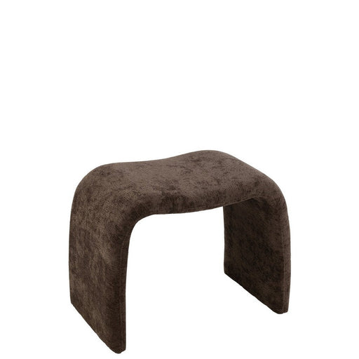 Krukje N Shape Textile Dark Bruin 37x61x47 cm-Krukken-J-Line