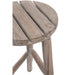 Krukje Naturel Eiken hout Rond 40 cm-Krukken-J-Line