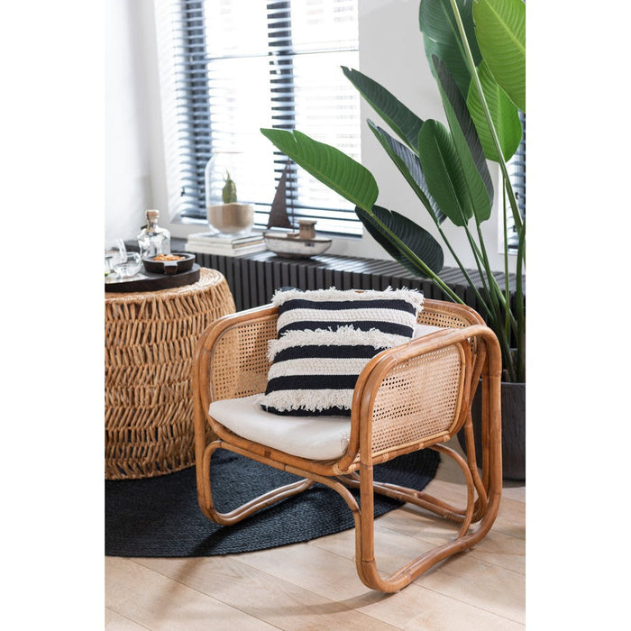 Krukje Naturel Ijzer Rond 41 cm-Krukken-J-Line