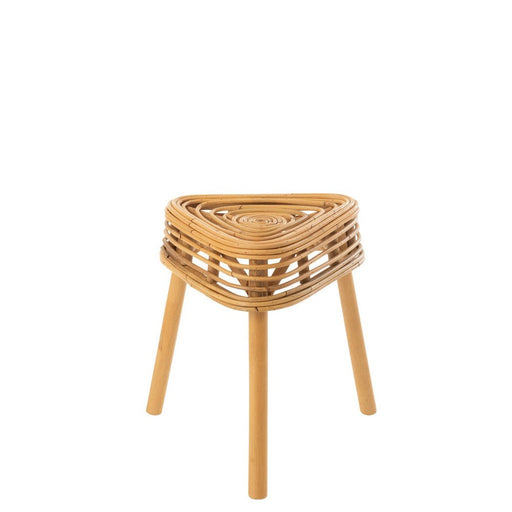 Krukje Naturel Mangohout hout 40 cm 40x40x42 cm-Krukken-J-Line