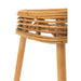 Krukje Naturel Mangohout hout 40 cm-Krukken-J-Line