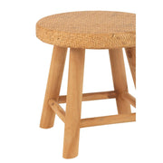 Krukje Naturel Mdf Rond 28 cm 28x28x29 cm-Krukken-J-Line
