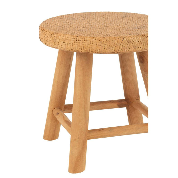 Krukje Naturel Mdf Rond 28 cm-Krukken-J-Line
