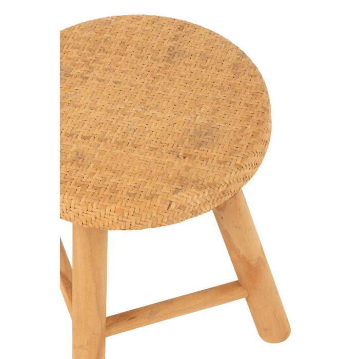 Krukje Naturel Mdf Rond 28 cm-Krukken-J-Line