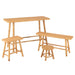 Krukje Naturel Mdf Rond 28 cm-Krukken-J-Line