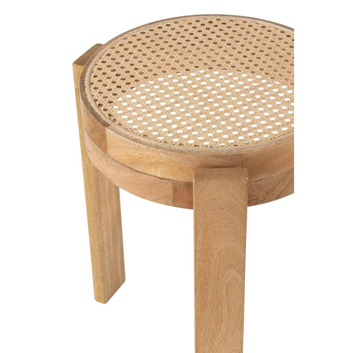 Krukje Naturel Rotan 35 cm 35x35x44 cm-Krukken-J-Line