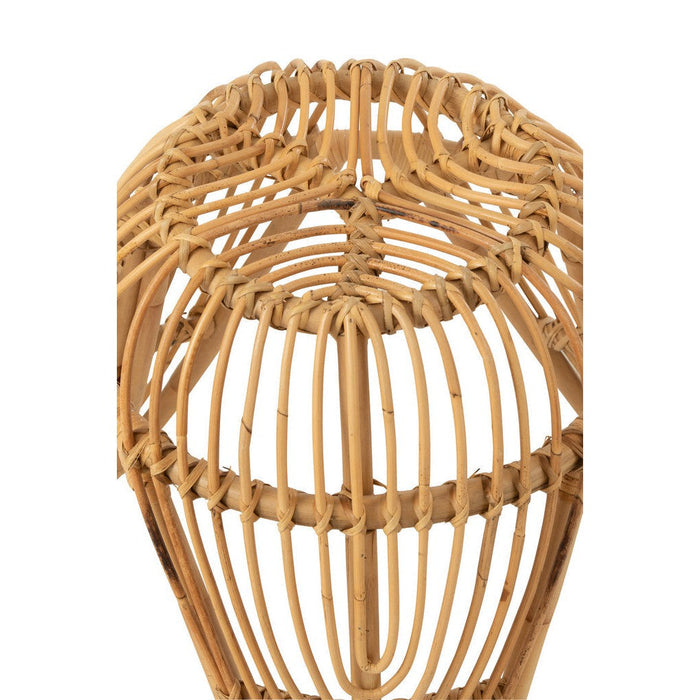 Krukje Naturel Rotan 44 cm 44x44x41 cm-Krukken-J-Line