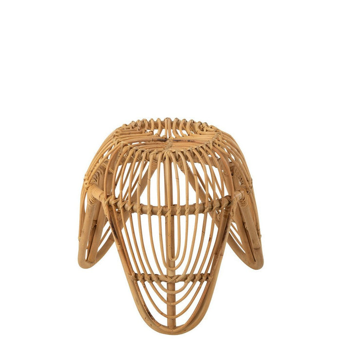 Krukje Naturel Rotan 44 cm 44x44x41 cm-Krukken-J-Line