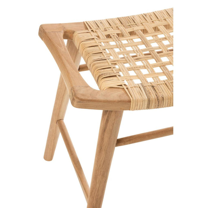 Krukje Naturel Rotan 56 cm 56.5x33.5x47.5 cm-Krukken-J-Line