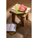 Krukje Naturel Teakhout 35 cm 35x35x35 cm-Krukken-J-Line