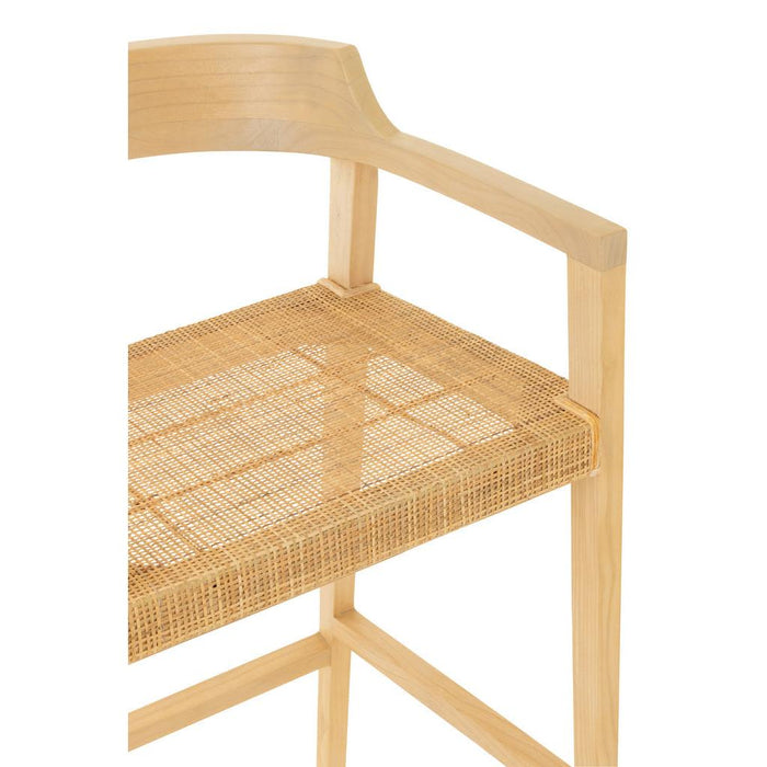 Krukje Naturel Teakhout 53 cm-Krukken-J-Line