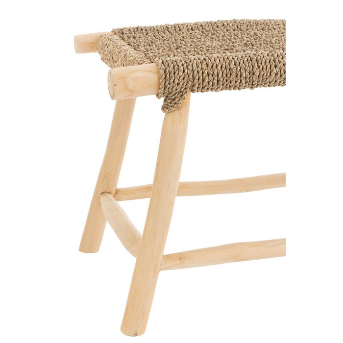 Krukje Naturel Zeegras L 42 cm-Krukken-J-Line