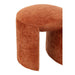 Krukje Oranje Polyester Rond 42 cm-Krukken-J-Line