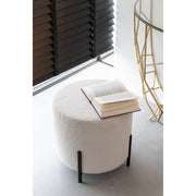 Krukje Sheep Stof/Foam Wit 42x42x41 cm-Krukken-J-Line
