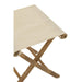 Krukje Stoel Pliable Bamboe+Textile Naturel/Wit 40x40x42 cm-Krukken-J-Line