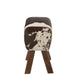 Krukje Wit Fur 29 cm Stool Cow-Krukken-J-Line