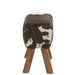 Krukje Wit Fur 29 cm Stool Cow-Krukken-J-Line