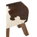 Krukje Wit Fur 29 cm Stool Cow-Krukken-J-Line