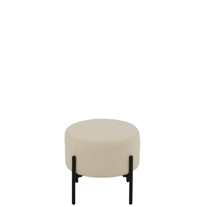 Krukje Wit Polyester 44 cm 44x44x41.5 cm-Krukken-J-Line