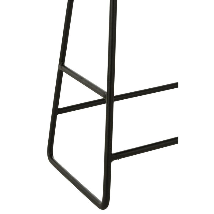 Krukje Zwart ijzer Rechthoekig 30 cm 30x40x45 cm-Krukken-J-Line