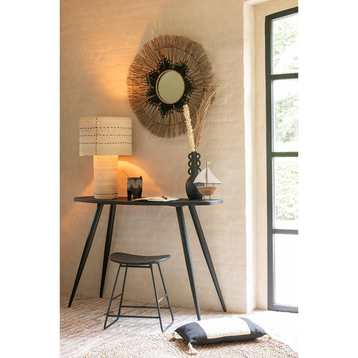 Krukje Zwart Ijzer Rechthoekig 30 cm-Krukjes-J-Line