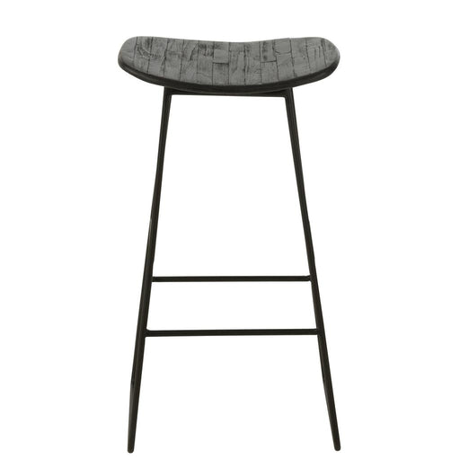 Krukje Zwart Mdf Rechthoekig 30 cm 30x40x74 cm-Krukken-J-Line