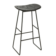 Krukje Zwart Mdf Rechthoekig 30 cm 30x40x74 cm-Krukken-J-Line