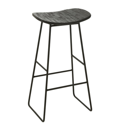 Krukje Zwart Mdf Rechthoekig 30 cm 30x40x74 cm-Krukken-J-Line