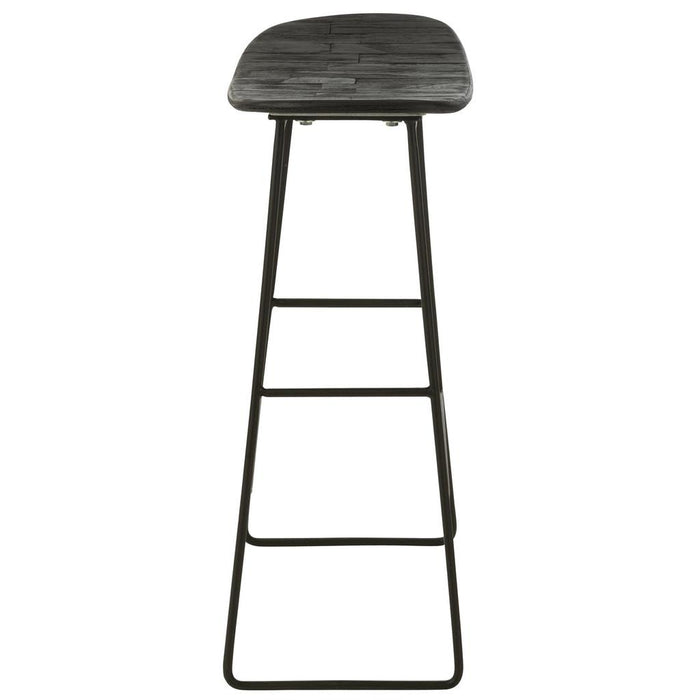 Krukje Zwart Mdf Rechthoekig 30 cm-Krukken-J-Line