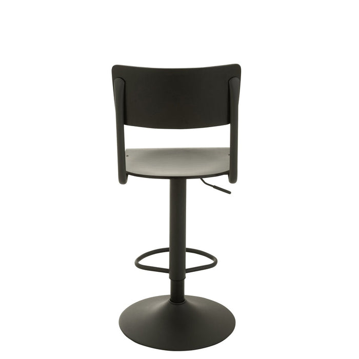 Krukje Zwart Metaal 40 cm-Krukken-J-Line