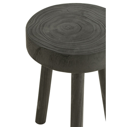 Krukje Zwart Paulownia hout 29 cm 29x29x56 cm-Krukken-J-Line