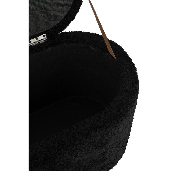 Krukje Zwart Polyester 40 cm-Krukken-J-Line
