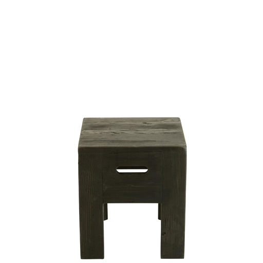 Krukje Zwart Recycled grenen 35 cm-Krukken-J-Line