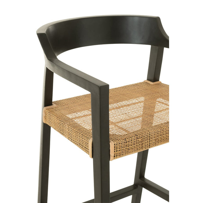 Krukje Zwart Teakhout 53 cm-Krukken-J-Line