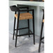 Krukje Zwart Teakhout 53 cm-Krukken-J-Line