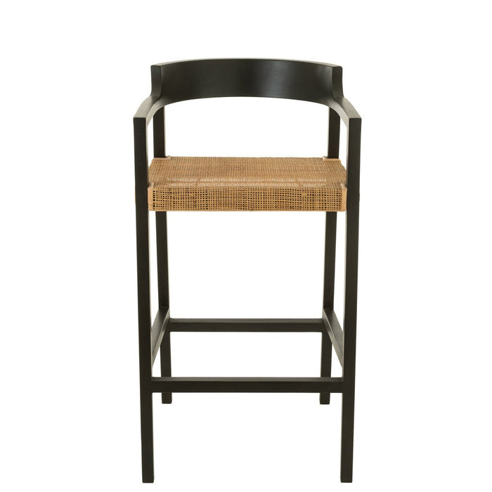 Krukje Zwart Teakhout 53 cm-Krukken-J-Line