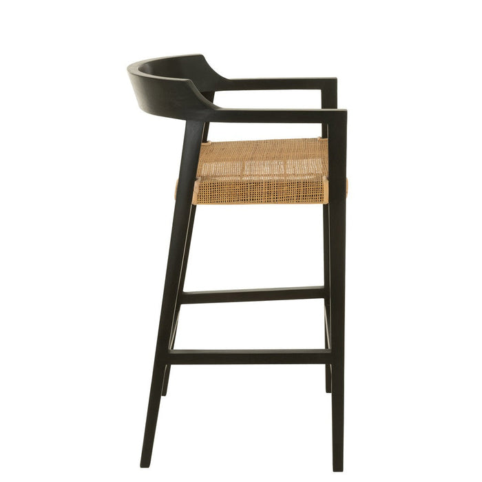 Krukje Zwart Teakhout 53 cm-Krukken-J-Line