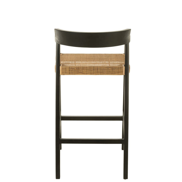 Krukje Zwart Teakhout 53 cm-Krukken-J-Line
