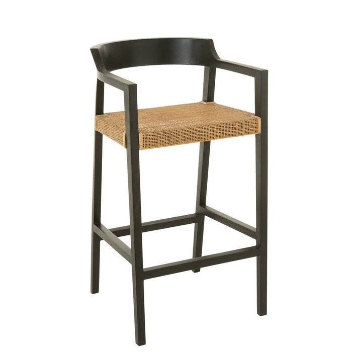 Krukje Zwart Teakhout 53 cm-Krukken-J-Line