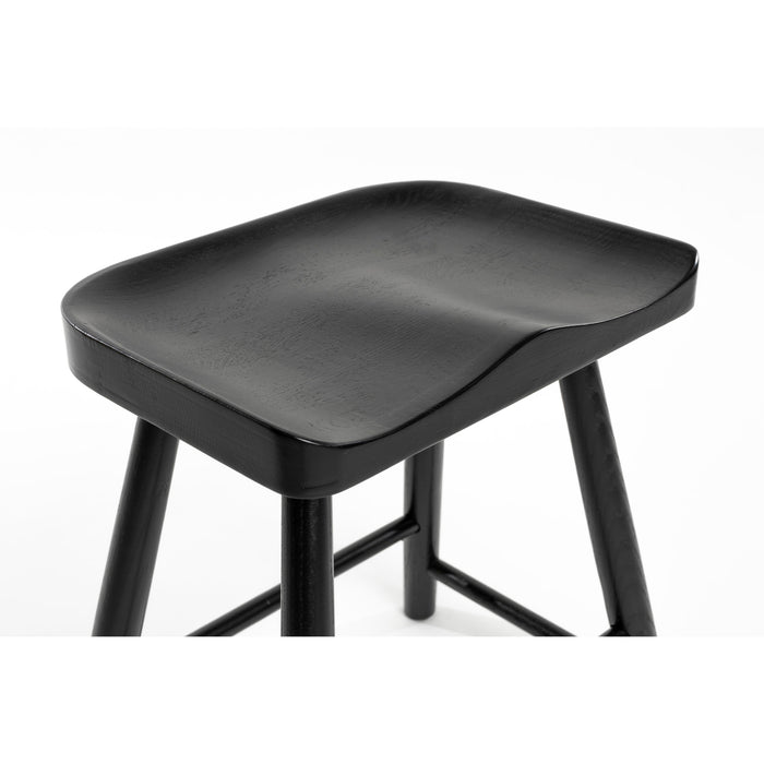 Krukken Vander Oak hout Zwart 33x43 cm-Krukken-Creating Home