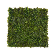 Kunstplant wandpaneel Kunststof Groen 80x10x80 cm-Wanddecoratie-LABEL51