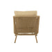 Kussen 3-zitsbank Beige Katoen 65x76 cm-Kussens-J-Line